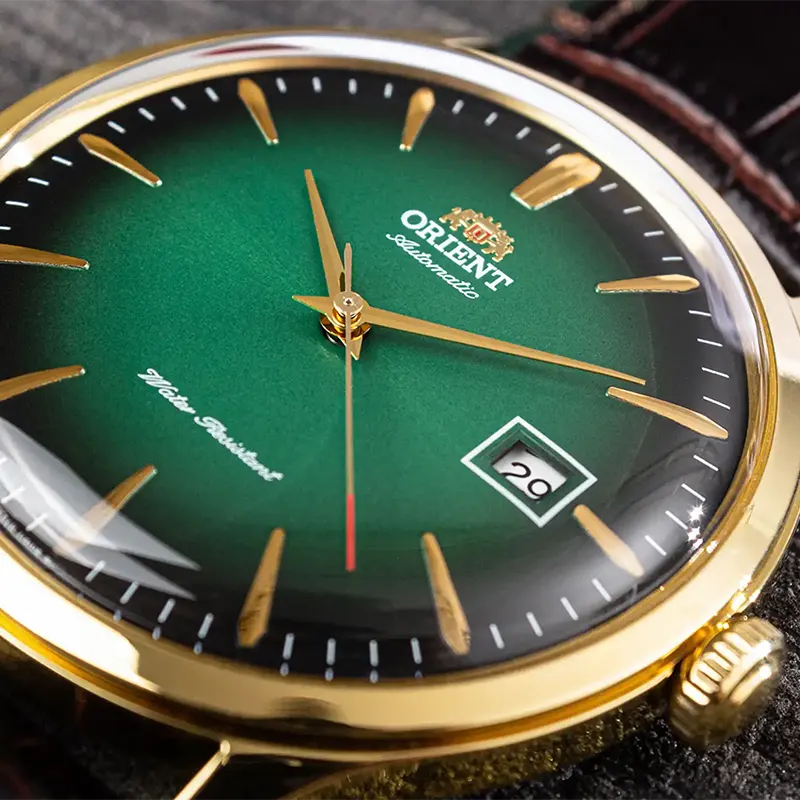 Orient Bambino Version 4 Green Dial Men s Watch FAC08002F0